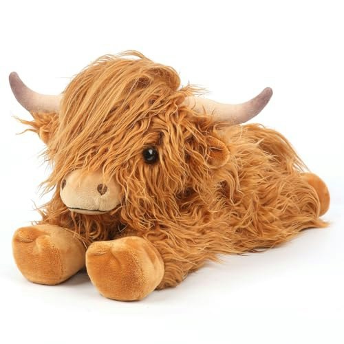 Highland Cow Microwavable Stuffed Animal Heating Pad: $21.59