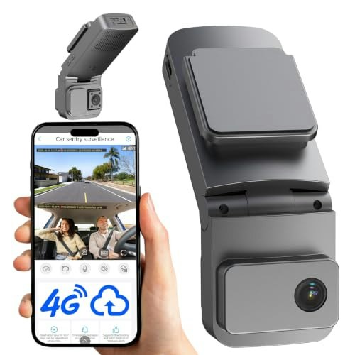 4G LTE Dual 2K Front & 1080p Inside Dash Cam: $103.99