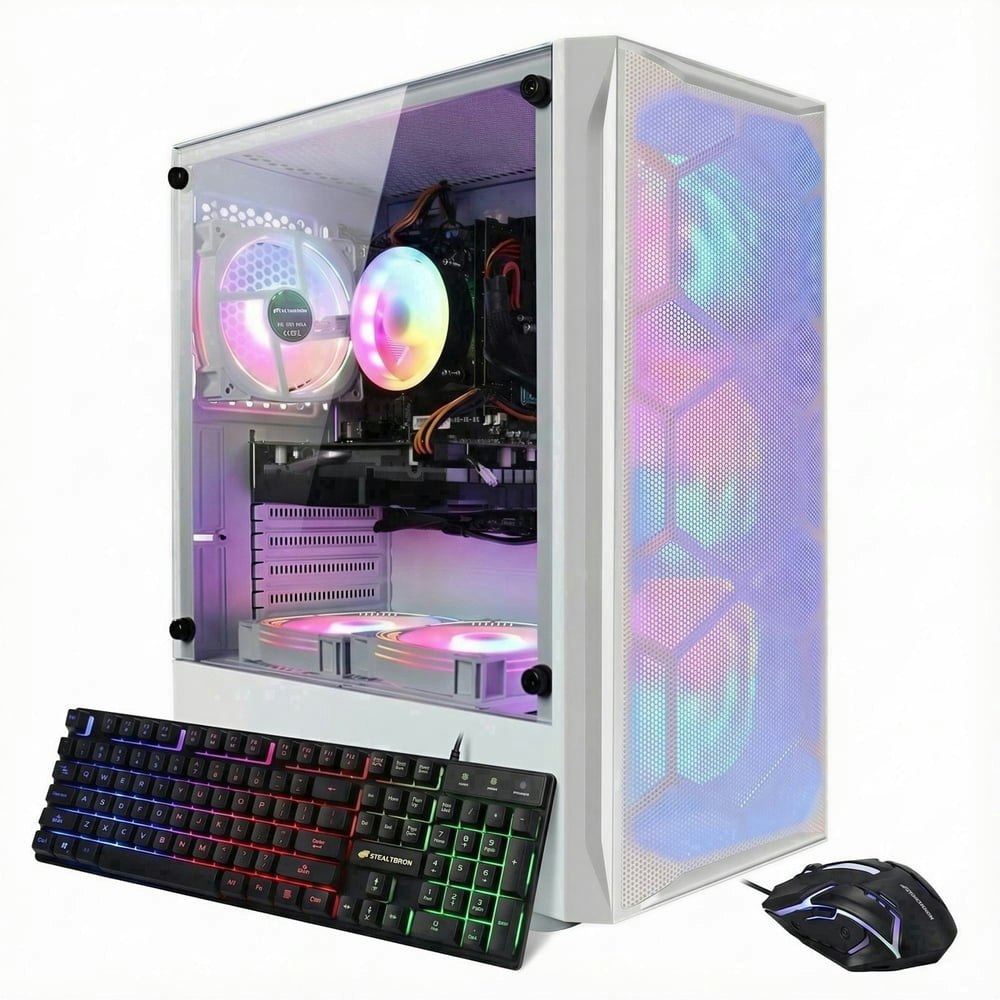 Stgaubron Gaming PC Desktop Intel Core i7 32GB RAM 1TB SSD RTX 3060Ti: $755.99 Stgaubron Gaming PC Desktop Intel Core i7 32GB RAM 1TB SSD RTX 3060Ti: $755.99
