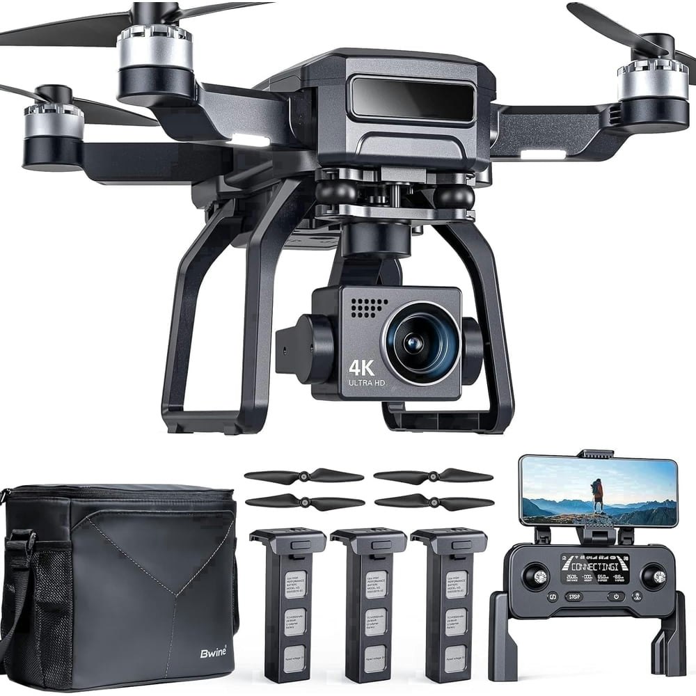 Bwine F7GB2 Pro 4K Drone 3-Battery Kit: $349.92