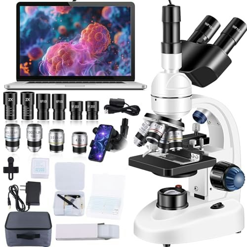 Woehrsh 40X-5000X Trinocular Laboratory Microscope with USB Camera: $180.48 Woehrsh 40X-5000X Trinocular Laboratory Microscope with USB Camera: $180.48