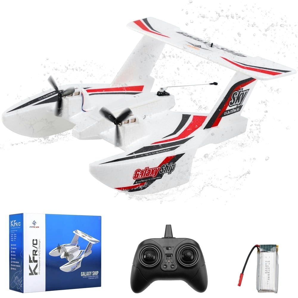 Bruce&Shark 3-Channel Amphibious RC Airplane: $38.69