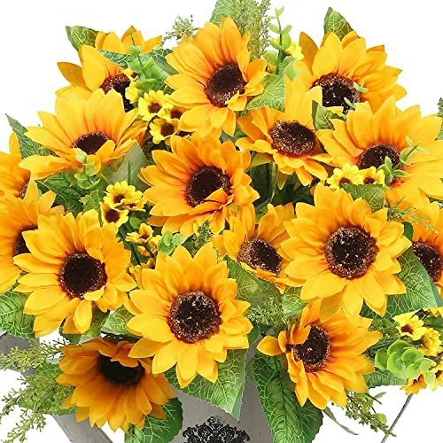 AmyHomie Artificial Sunflowers 2-Pack: $15.19