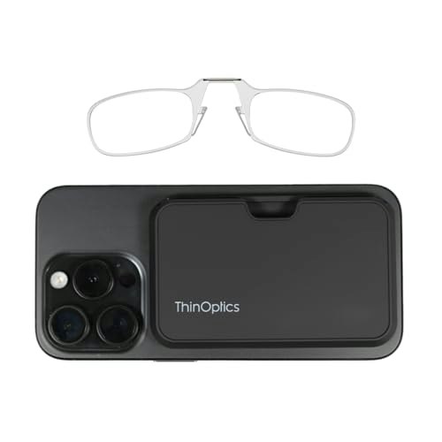 ThinOptics Classic Slim 1.5x Reading Glasses with Phone Case: $19.16