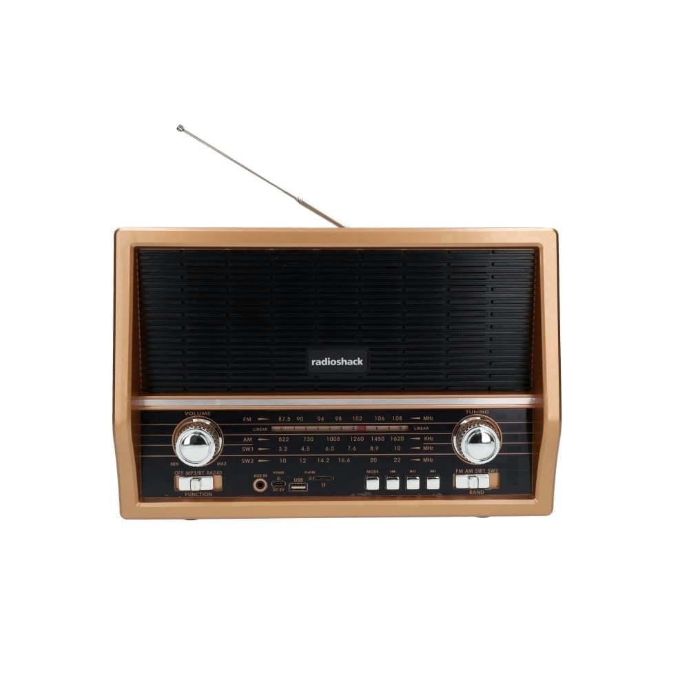 RadioShack 4001800 Retro AM/FM/SW Bluetooth Radio: $49.99
