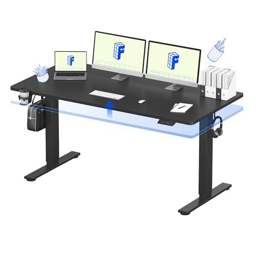 Flexispot 63"x32" Height Adjustable Standing Desk: $180.48