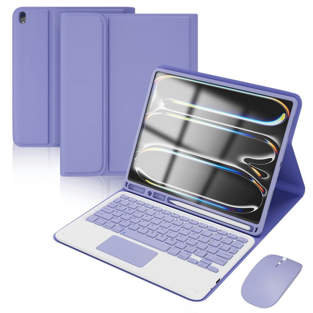Chengdao iPad Keyboard Case with Touchpad and Bluetooth Mouse: $24.29