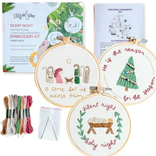 Elly & Grace Christian Embroidery Kit: $17.74