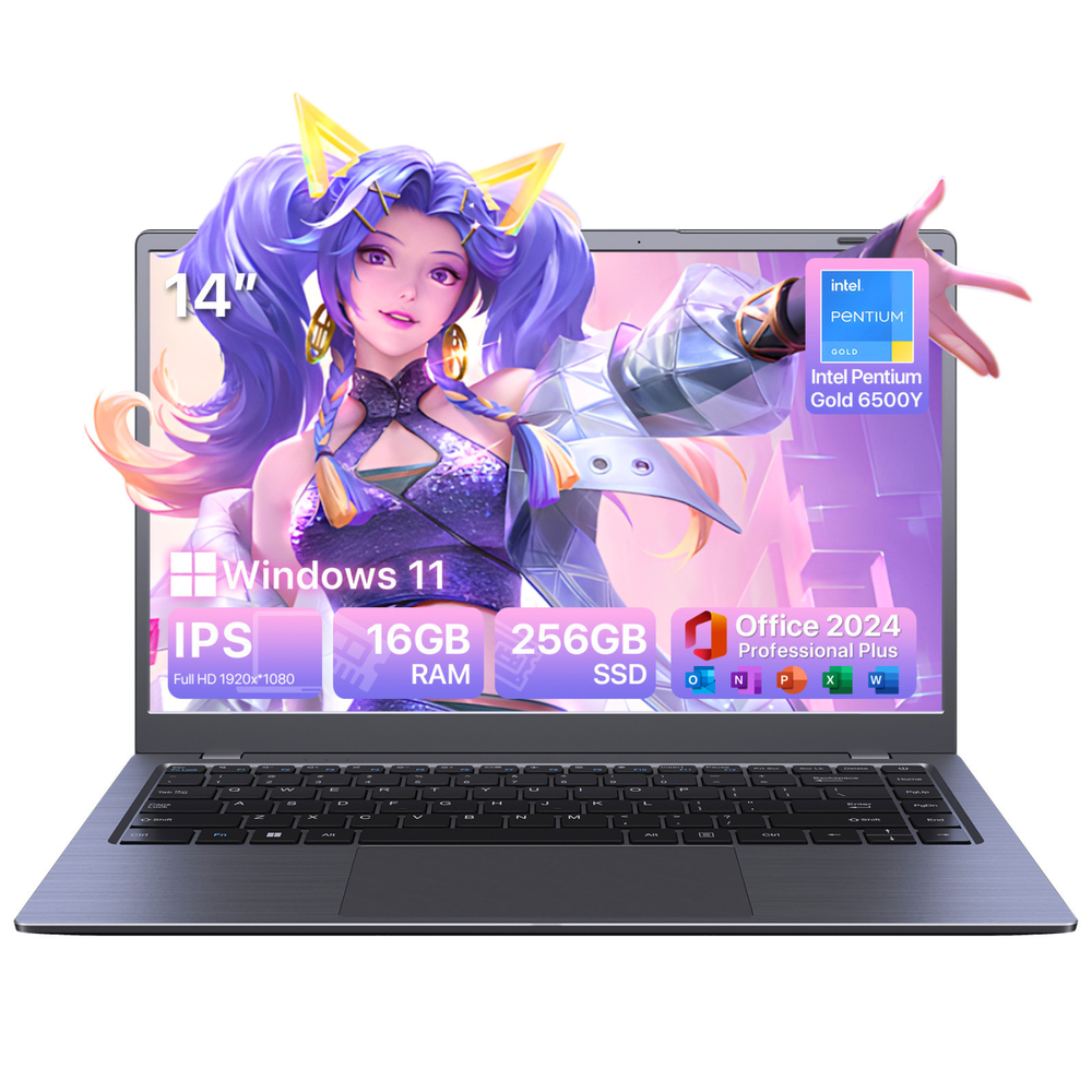 Shbiv 14" 16GB RAM 256GB SSD Windows 11 Laptop: $249.99