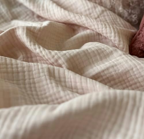 KyraHome 60"x80" Organic Cotton Muslin Throw Blanket: $24.93