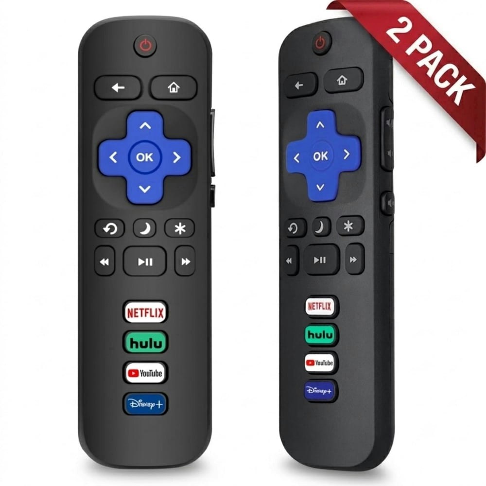 Replacement Roku Smart TV Remote Control 2-Pack: $10.28 Replacement Roku Smart TV Remote Control 2-Pack: $10.28