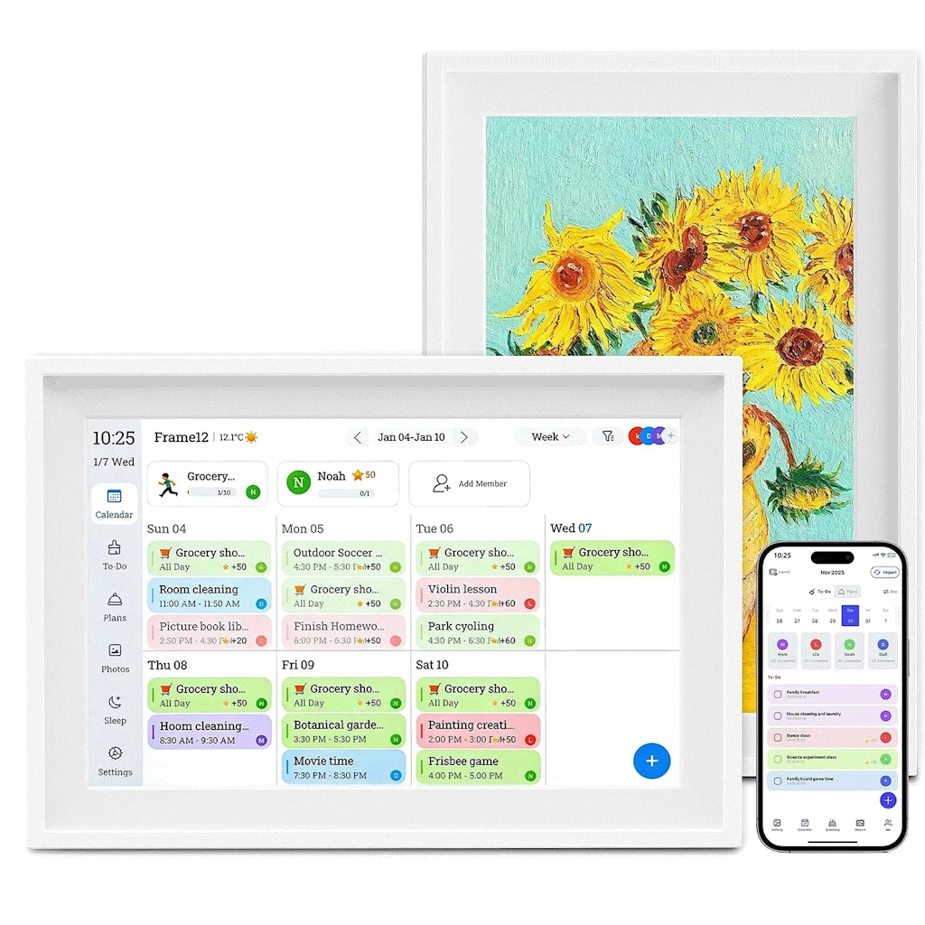 15.6-Inch Digital Smart Calendar and Chore Chart: $128.49 15.6-Inch Digital Smart Calendar and Chore Chart: $128.49