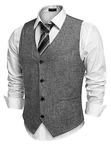 Coofandy Men's Formal Business Vest: $23.39