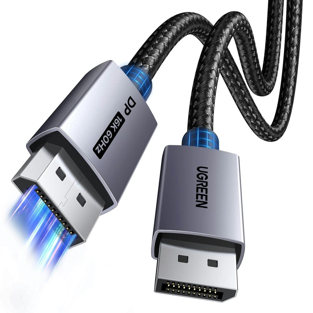 UGREEN 3.3-foot DisplayPort 2.1 Cable: $16.99 UGREEN 3.3-foot DisplayPort 2.1 Cable: $16.99