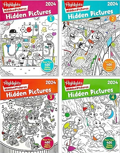 Highlights Hidden Pictures 2024 Activity Book 4-Pack: $14.99 Highlights Hidden Pictures 2024 Activity Book 4-Pack: $14.99