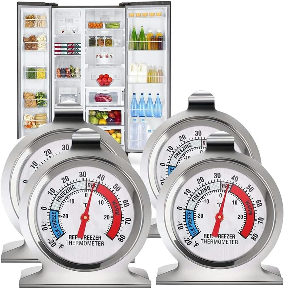 Refrigerator Thermometer 4-Pack: $12.59 Refrigerator Thermometer 4-Pack: $12.59