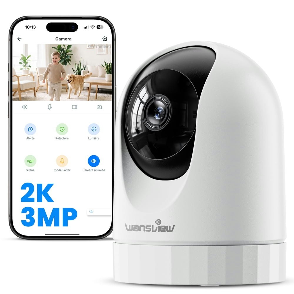 Wansview 2K Indoor Security Camera: $16.99 Wansview 2K Indoor Security Camera: $16.99
