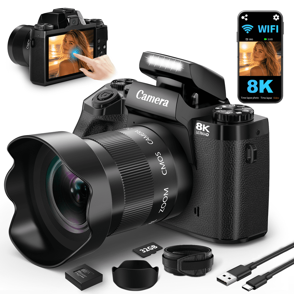 Lmzour 8K 64MP Digital Camera: $127.99 Lmzour 8K 64MP Digital Camera: $127.99