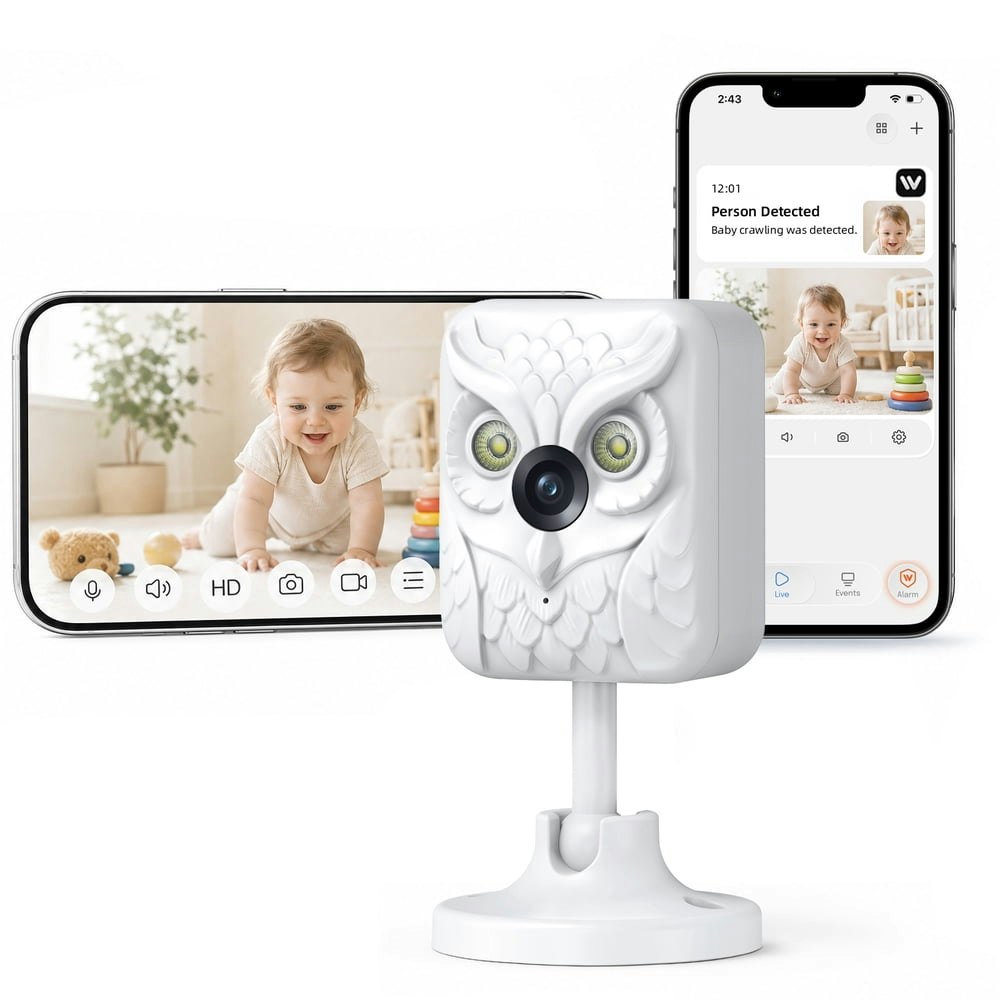 Kazilan 2K WiFi Baby and Pet Camera: $18.89
