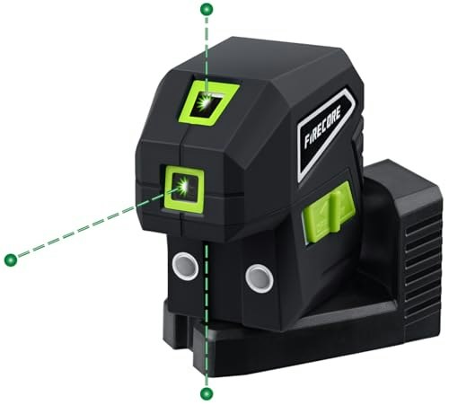 Firecore F301G 3-Spot Green Beam Laser Level: $63.99 Firecore F301G 3-Spot Green Beam Laser Level: $63.99