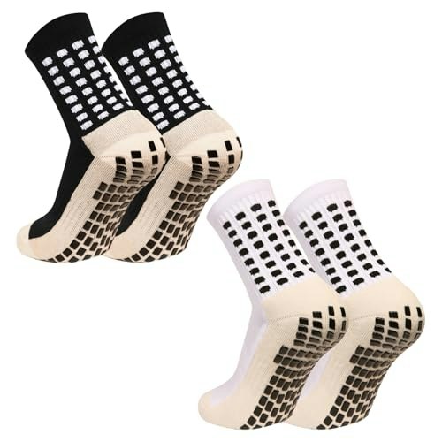 Mihair Men's Anti-Slip Athletic Soccer Socks 2-Pack: $7.99 Mihair Men's Anti-Slip Athletic Soccer Socks 2-Pack: $7.99