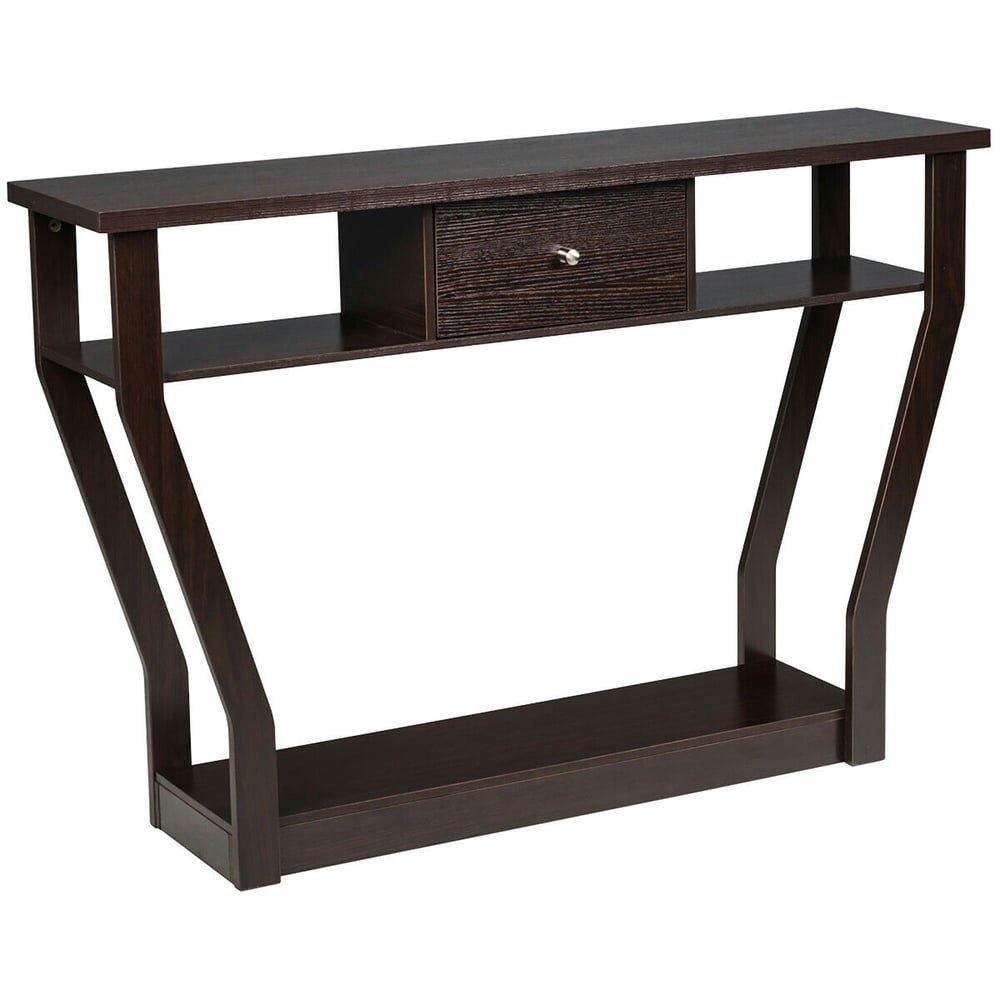 Costway Modern Accent Table with Drawer: $61.74 Costway Modern Accent Table with Drawer: $61.74