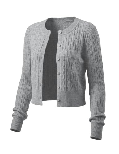 Letdiosto Women's Cropped Cardigan Sweater: $19.99 Letdiosto Women's Cropped Cardigan Sweater: $19.99