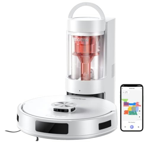 Robot Vacuum and Mop Combo with Self-Emptying Station: $256.49