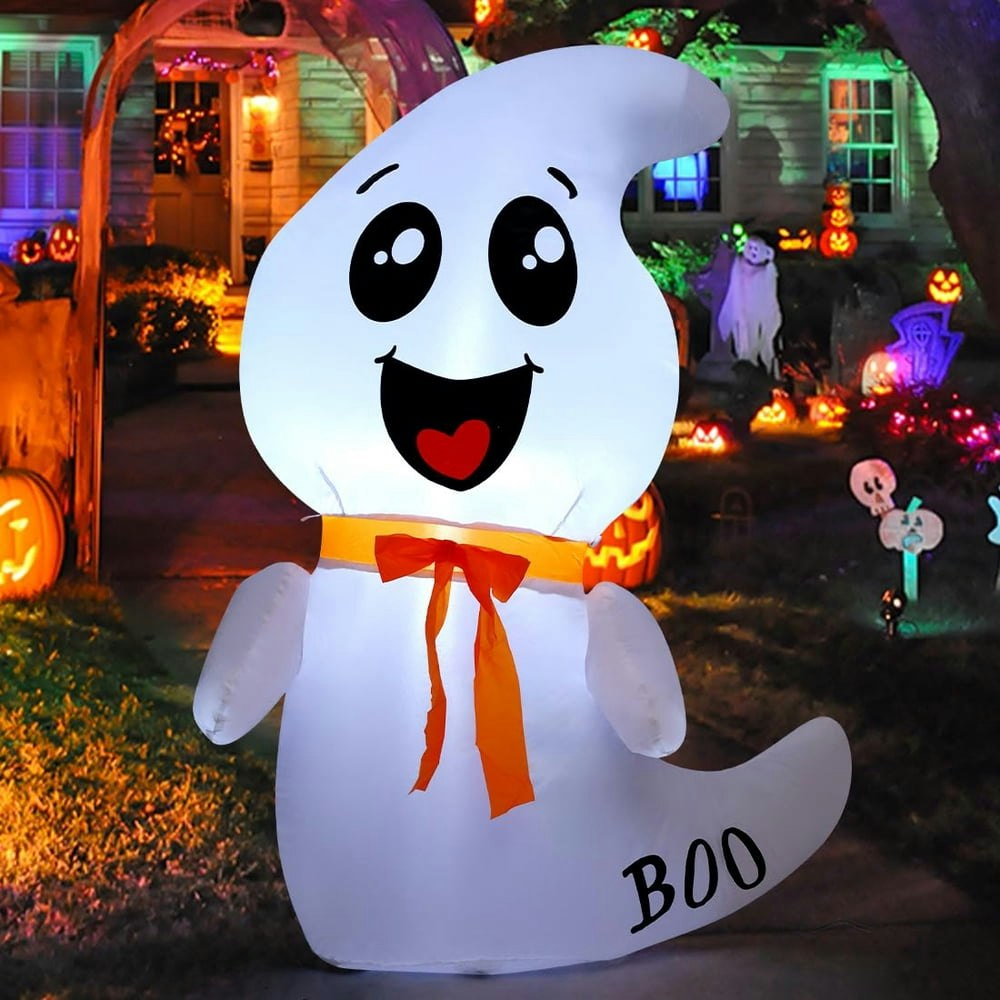 Goosh 4-Foot Inflatable Halloween Ghost: $26.99 Goosh 4-Foot Inflatable Halloween Ghost: $26.99