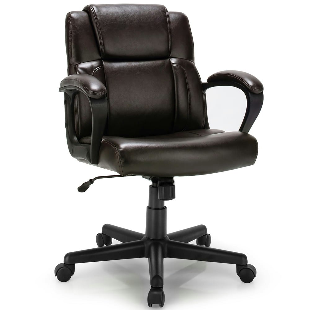 Costway Executive Leather Office Chair: $85.49 Costway Executive Leather Office Chair: $85.49