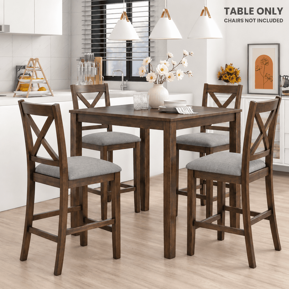 Paproos Counter Height Acacia Wood Dining Table: $105.99 Paproos Counter Height Acacia Wood Dining Table: $105.99