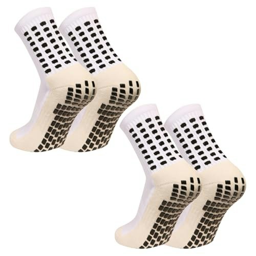 Mihair Men's Anti-Slip Athletic Soccer Socks 2-Pack: $7.99 Mihair Men's Anti-Slip Athletic Soccer Socks 2-Pack: $7.99