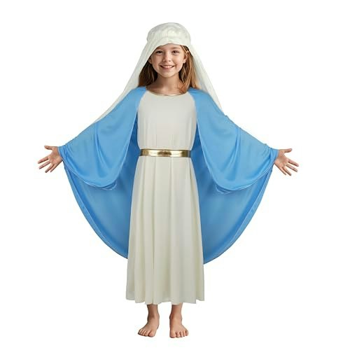 Homelex Girls' Mary Halloween Cosplay Costume: $14.99 Homelex Girls' Mary Halloween Cosplay Costume: $14.99