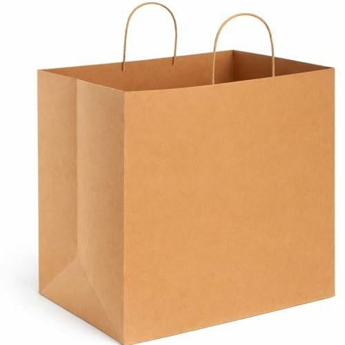 Excvalues 14x10x15.75-Inch Kraft Paper Gift Bags 50-Pack: $31.99 Excvalues 14x10x15.75-Inch Kraft Paper Gift Bags 50-Pack: $31.99