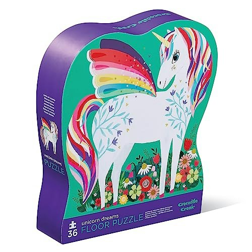 Crocodile Creek 36-Piece Unicorn Dreams Floor Puzzle: $20.79