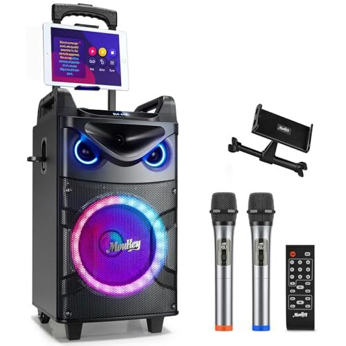 Moukey 10-Inch Portable Karaoke Machine PA System: $121.59