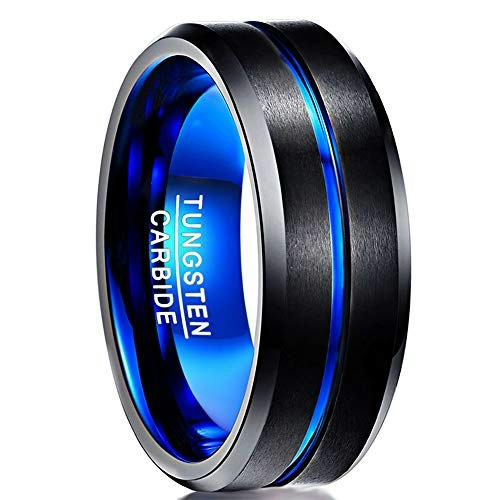Nuncad Black Tungsten Wedding Band: $19.98 Nuncad Black Tungsten Wedding Band: $19.98