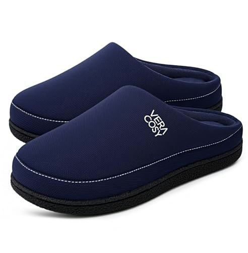 VeraCosy Men's Knit Memory Foam Slippers: $19.99 VeraCosy Men's Knit Memory Foam Slippers: $19.99