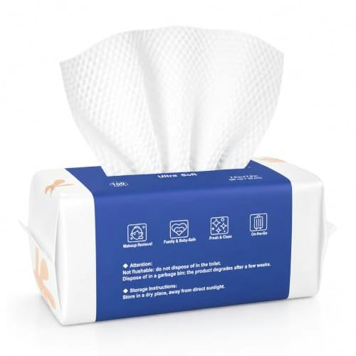 Ourmed Life Disposable Face Towels 100-Count: $7.99