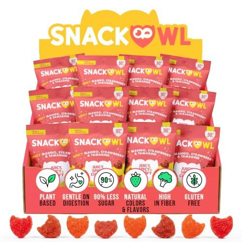 Snack Owl Vegan Sour Gummy Candy 12-Pack: $24.99 Snack Owl Vegan Sour Gummy Candy 12-Pack: $24.99