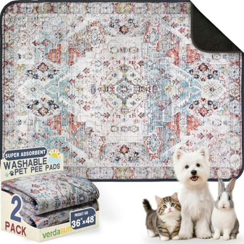 Washable 36"x48" Puppy Training Pads 2-Pack: $24.30 Washable 36"x48" Puppy Training Pads 2-Pack: $24.30