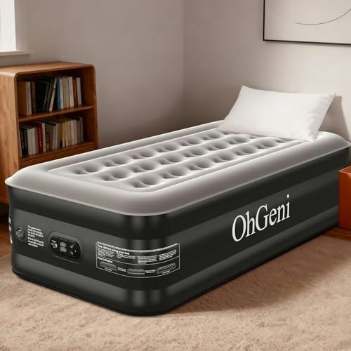OhGeni 20-Inch Twin Raised Air Mattress with Built-in Pump: $75.97 OhGeni 20-Inch Twin Raised Air Mattress with Built-in Pump: $75.97