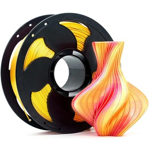 Silk Dual Color Gold and Peach Red 1.75mm 1kg PLA 3D Printer Filament: $17.58 Silk Dual Color Gold and Peach Red 1.75mm 1kg PLA 3D Printer Filament: $17.58
