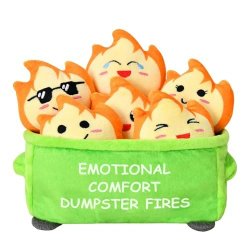 Emotional Support Dumpster Fire Plush Toy 6-Pack: $13.59 Emotional Support Dumpster Fire Plush Toy 6-Pack: $13.59