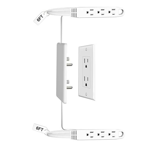 Cabocasa 6-Foot Ultra-Thin Outlet Concealer with 6 Outlets: $19.19