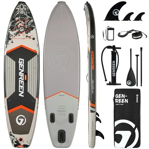 Genreen 11-Foot Inflatable Paddle Board: $135.99 Genreen 11-Foot Inflatable Paddle Board: $135.99