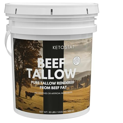 Beef Tallow 30-Pound Bulk Pail: $72.80 Beef Tallow 30-Pound Bulk Pail: $72.80