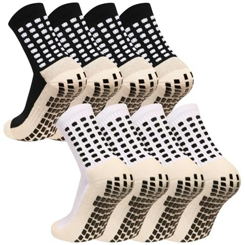 Mihair Men's Anti-Slip Athletic Soccer Socks 4-Pack: $9.99 Mihair Men's Anti-Slip Athletic Soccer Socks 4-Pack: $9.99