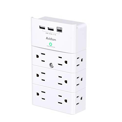 Addtam 12-Outlet 3-USB Port Extender: $14.39 Addtam 12-Outlet 3-USB Port Extender: $14.39