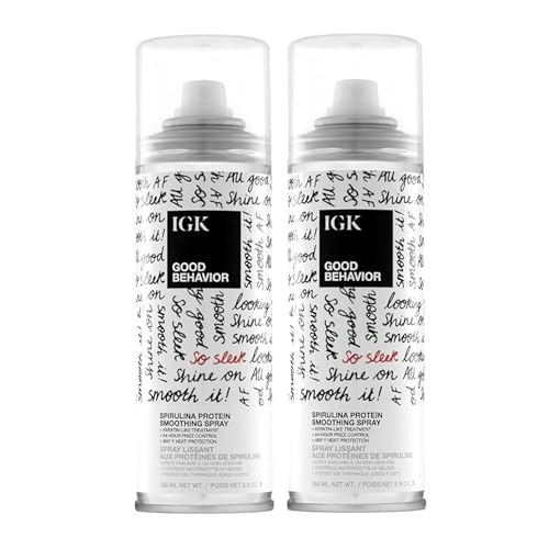 IGK Good Behavior Spirulina Protein Smoothing Spray 2-Pack: $47.88